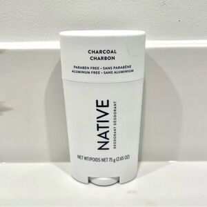 NEW Native Paraben Free Aluminum Free Natural Deodorant Stick (Charcoal)